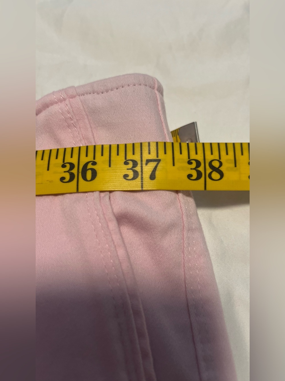Nat Nast Men”s 10”Pink Chino Flat-Front Cotton Blend Casual Golf Shorts Size 36 - Picture 10 of 10